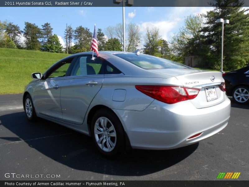 Radiant Silver / Gray 2011 Hyundai Sonata GLS