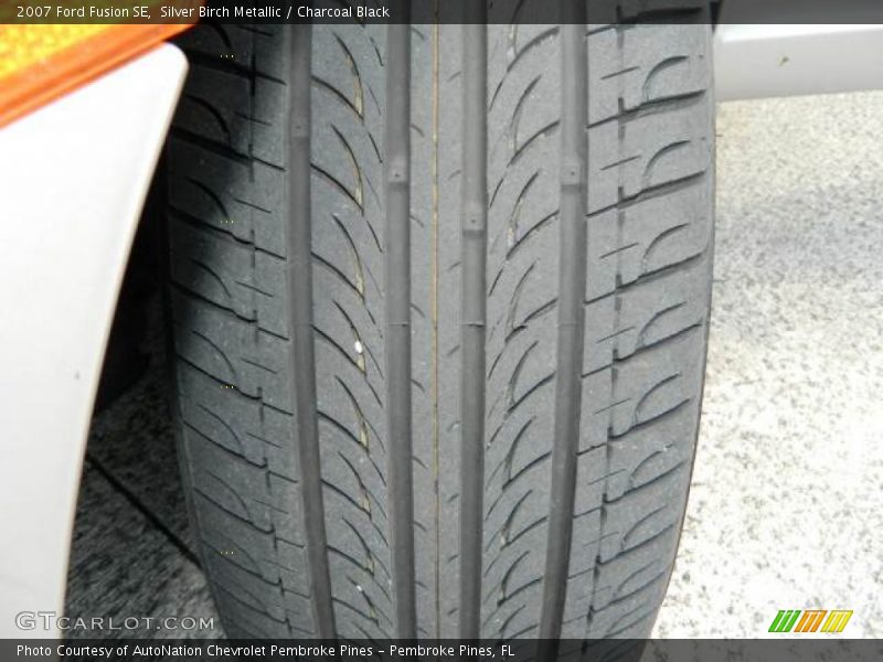 Silver Birch Metallic / Charcoal Black 2007 Ford Fusion SE