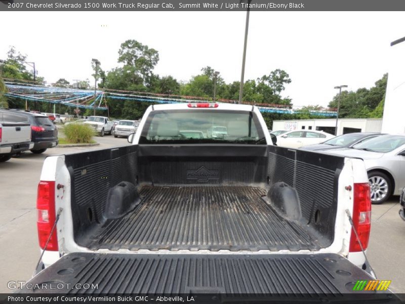 Summit White / Light Titanium/Ebony Black 2007 Chevrolet Silverado 1500 Work Truck Regular Cab