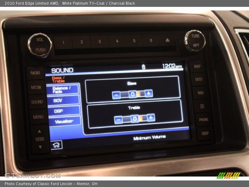 White Platinum Tri-Coat / Charcoal Black 2010 Ford Edge Limited AWD