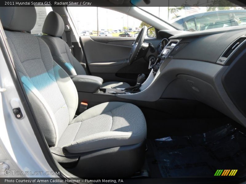 Radiant Silver / Gray 2011 Hyundai Sonata GLS