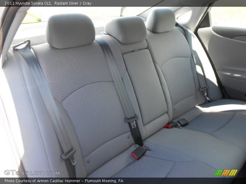 Radiant Silver / Gray 2011 Hyundai Sonata GLS