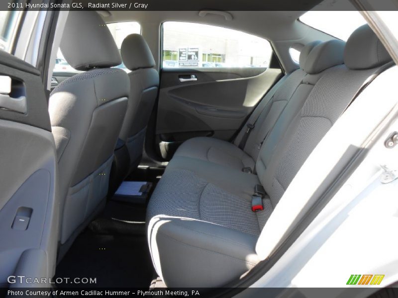 Radiant Silver / Gray 2011 Hyundai Sonata GLS