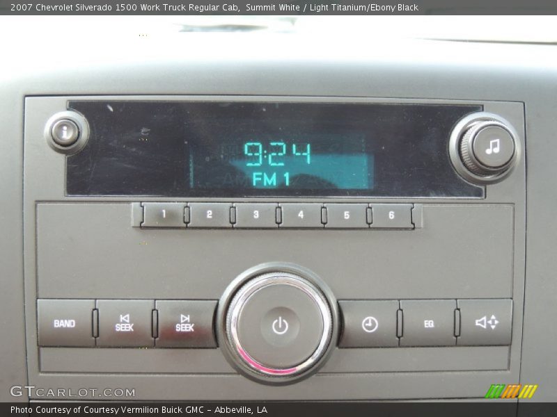 Summit White / Light Titanium/Ebony Black 2007 Chevrolet Silverado 1500 Work Truck Regular Cab