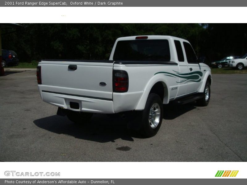 Oxford White / Dark Graphite 2001 Ford Ranger Edge SuperCab