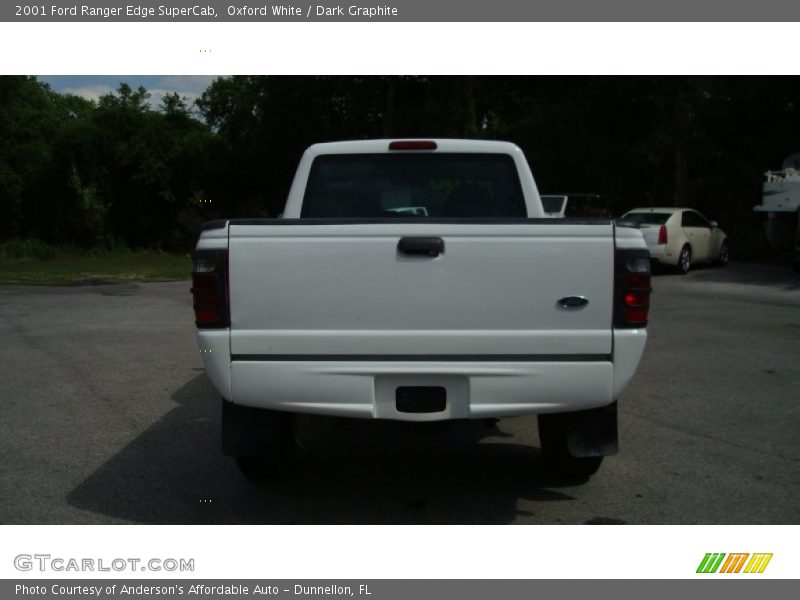 Oxford White / Dark Graphite 2001 Ford Ranger Edge SuperCab