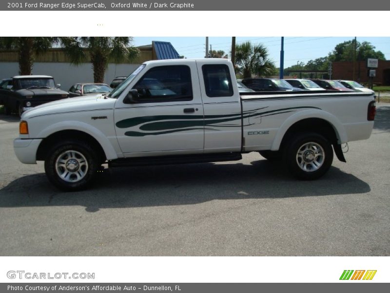 Oxford White / Dark Graphite 2001 Ford Ranger Edge SuperCab