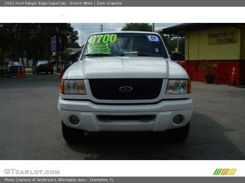 Oxford White / Dark Graphite 2001 Ford Ranger Edge SuperCab
