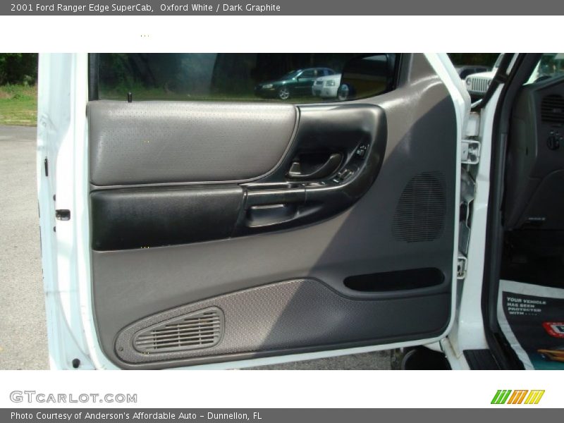 Oxford White / Dark Graphite 2001 Ford Ranger Edge SuperCab