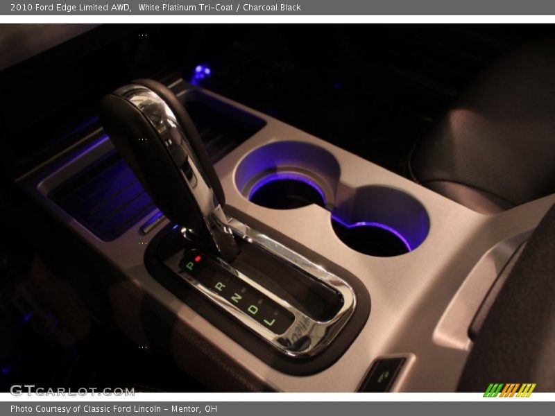 White Platinum Tri-Coat / Charcoal Black 2010 Ford Edge Limited AWD