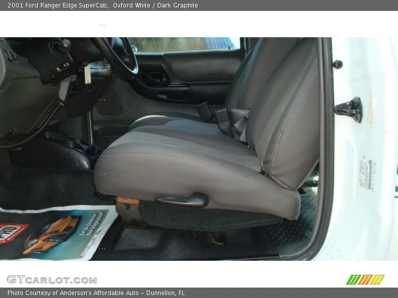 Oxford White / Dark Graphite 2001 Ford Ranger Edge SuperCab