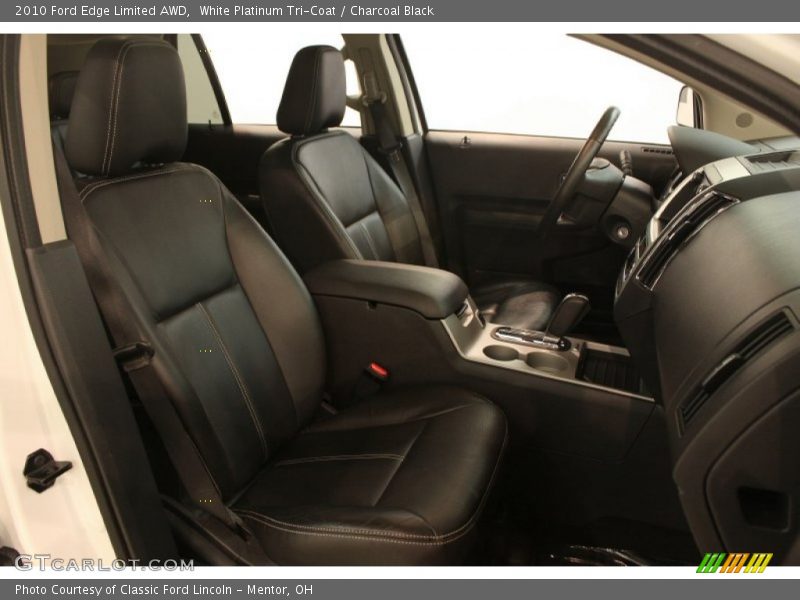 White Platinum Tri-Coat / Charcoal Black 2010 Ford Edge Limited AWD
