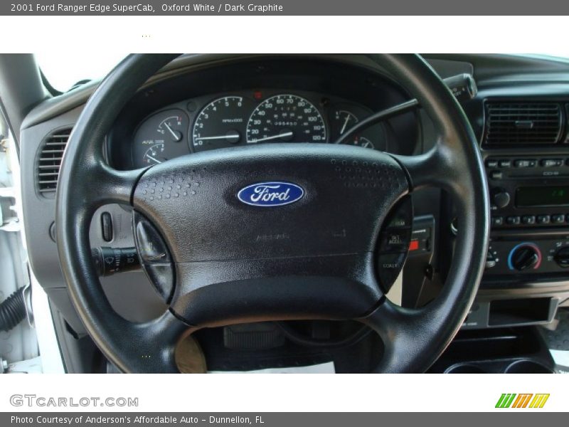 Oxford White / Dark Graphite 2001 Ford Ranger Edge SuperCab