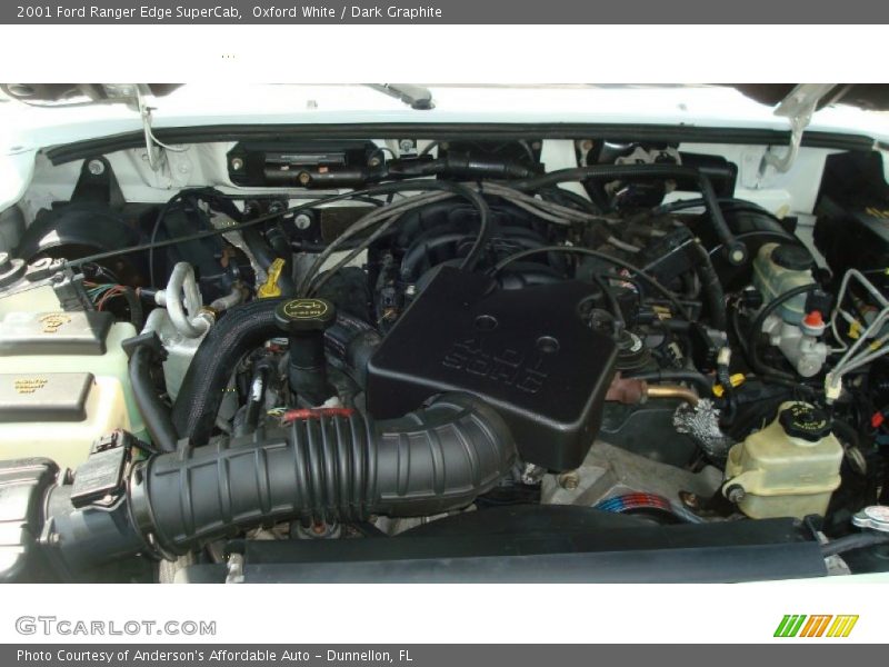 Oxford White / Dark Graphite 2001 Ford Ranger Edge SuperCab