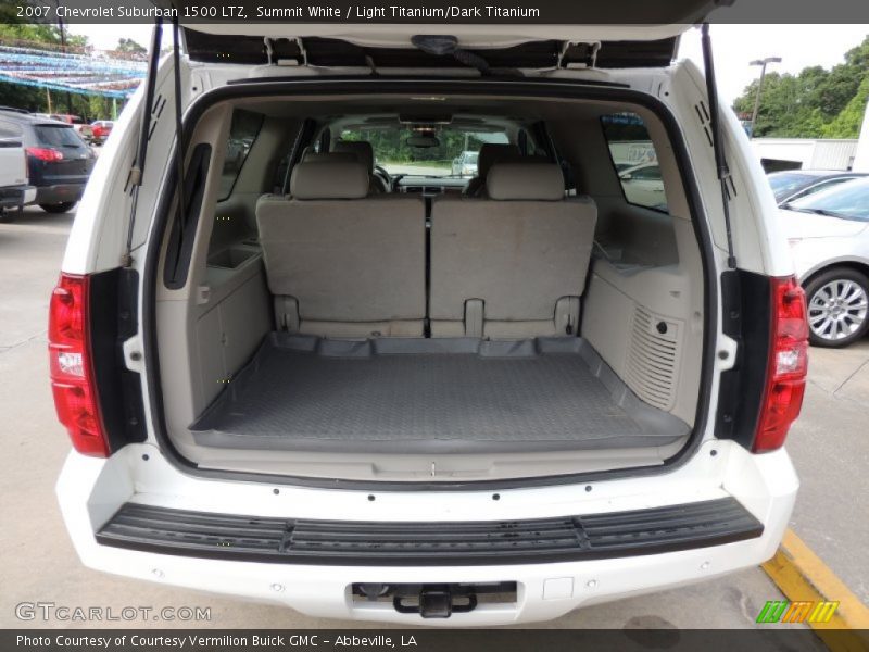 Summit White / Light Titanium/Dark Titanium 2007 Chevrolet Suburban 1500 LTZ