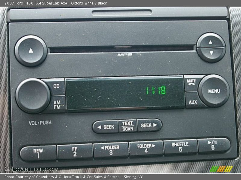 Audio System of 2007 F150 FX4 SuperCab 4x4