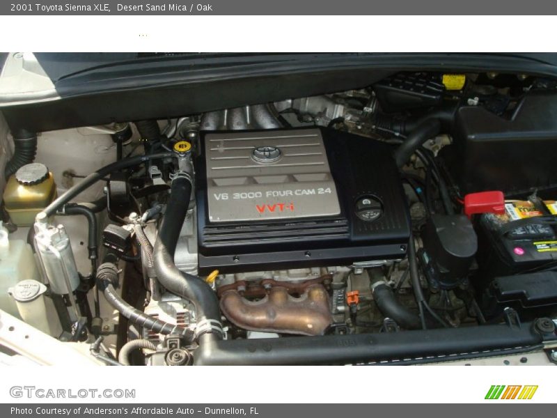  2001 Sienna XLE Engine - 3.0 Liter DOHC 16-Valve V6