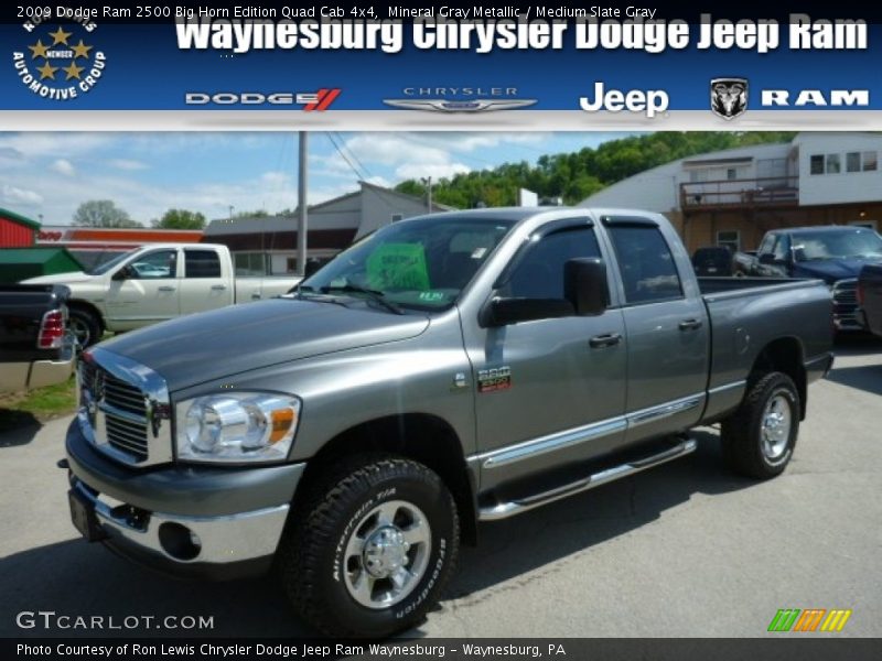 Mineral Gray Metallic / Medium Slate Gray 2009 Dodge Ram 2500 Big Horn Edition Quad Cab 4x4