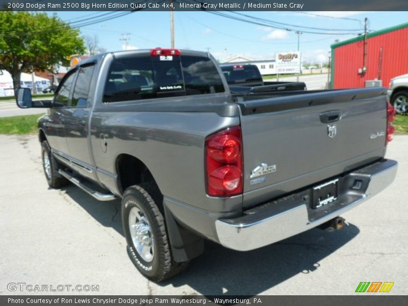 Mineral Gray Metallic / Medium Slate Gray 2009 Dodge Ram 2500 Big Horn Edition Quad Cab 4x4