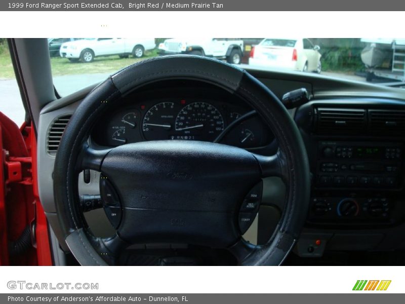 Bright Red / Medium Prairie Tan 1999 Ford Ranger Sport Extended Cab