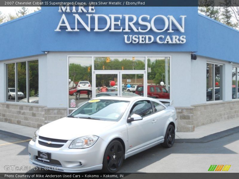 Ultra Silver Metallic / Ebony/Red 2007 Chevrolet Cobalt SS Supercharged Coupe