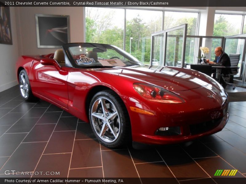 Crystal Red Tintcoat Metallic / Ebony Black/Cashmere 2011 Chevrolet Corvette Convertible
