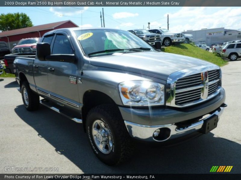 Mineral Gray Metallic / Medium Slate Gray 2009 Dodge Ram 2500 Big Horn Edition Quad Cab 4x4