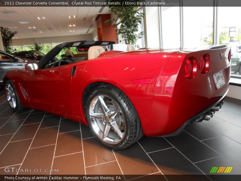 Crystal Red Tintcoat Metallic / Ebony Black/Cashmere 2011 Chevrolet Corvette Convertible