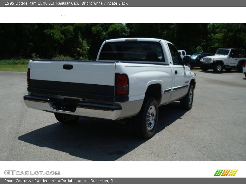 Bright White / Agate Black 1999 Dodge Ram 1500 SLT Regular Cab