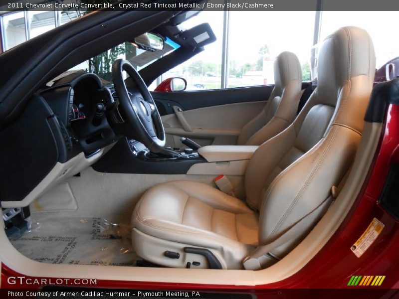  2011 Corvette Convertible Ebony Black/Cashmere Interior