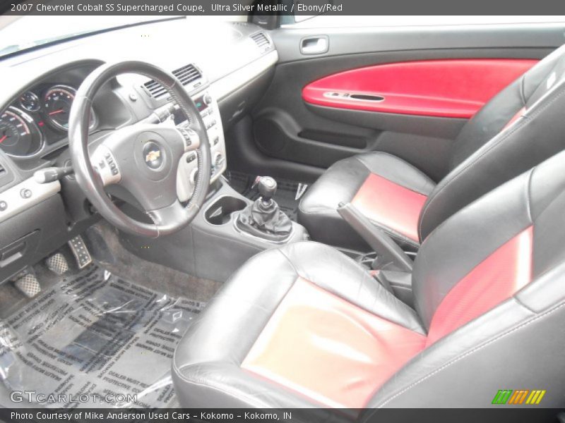 Ebony/Red Interior - 2007 Cobalt SS Supercharged Coupe 