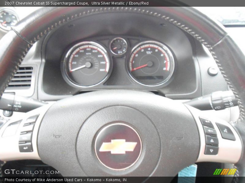 Ultra Silver Metallic / Ebony/Red 2007 Chevrolet Cobalt SS Supercharged Coupe