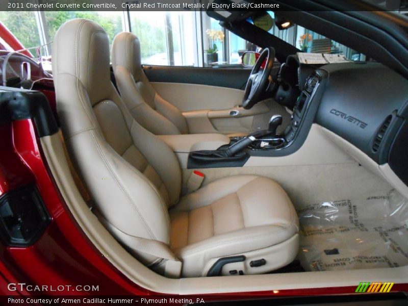  2011 Corvette Convertible Ebony Black/Cashmere Interior