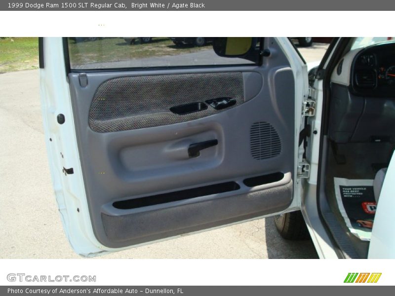 Bright White / Agate Black 1999 Dodge Ram 1500 SLT Regular Cab