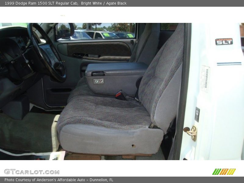 Bright White / Agate Black 1999 Dodge Ram 1500 SLT Regular Cab