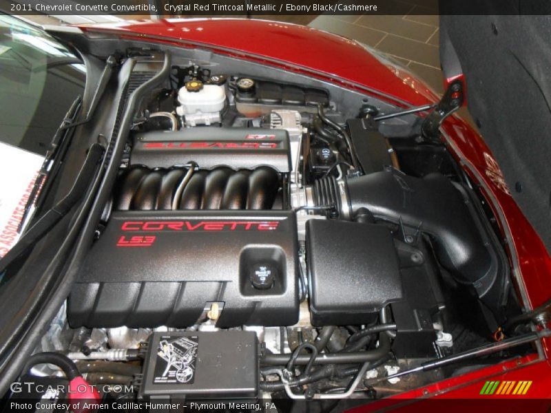  2011 Corvette Convertible Engine - 6.2 Liter OHV 16-Valve LS3 V8