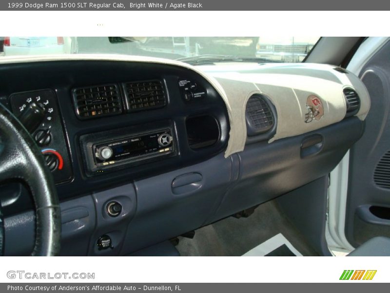 Bright White / Agate Black 1999 Dodge Ram 1500 SLT Regular Cab