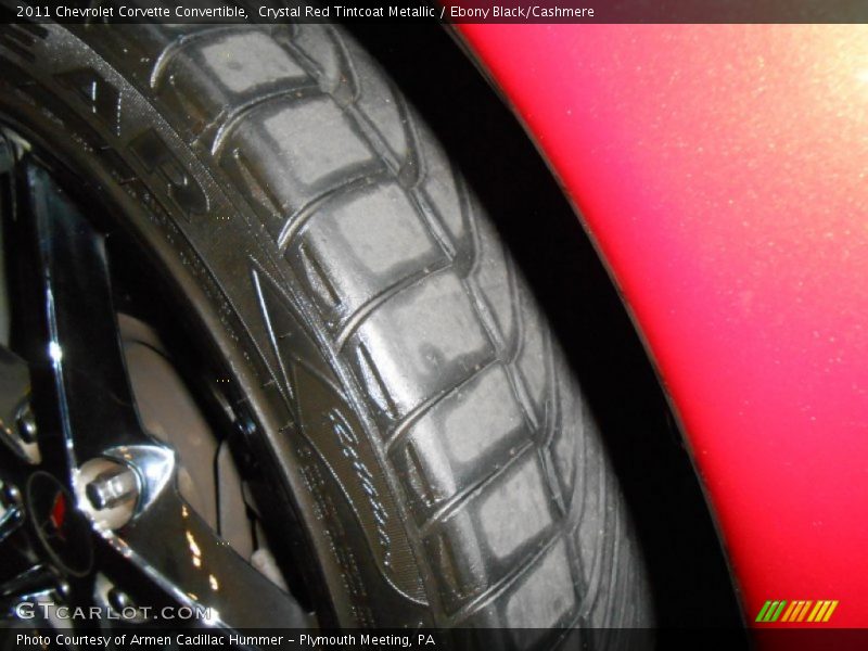 Crystal Red Tintcoat Metallic / Ebony Black/Cashmere 2011 Chevrolet Corvette Convertible