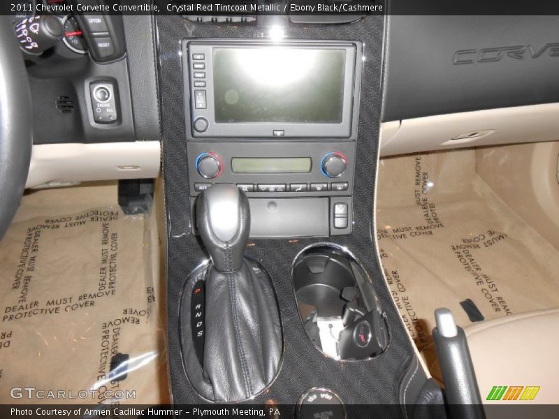 Controls of 2011 Corvette Convertible