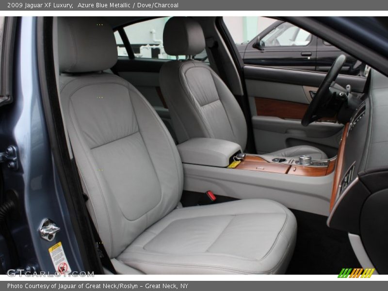 Azure Blue Metallic / Dove/Charcoal 2009 Jaguar XF Luxury