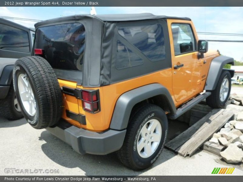 Dozer Yellow / Black 2012 Jeep Wrangler Sport 4x4