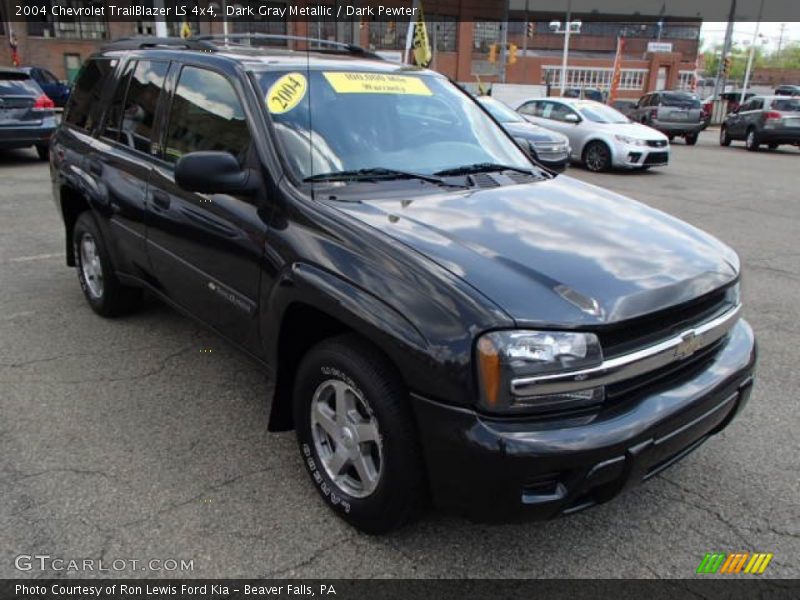 Dark Gray Metallic / Dark Pewter 2004 Chevrolet TrailBlazer LS 4x4