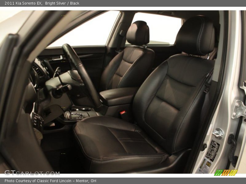 Bright Silver / Black 2011 Kia Sorento EX