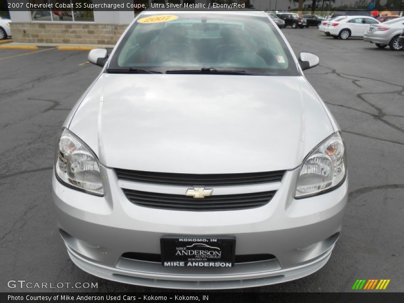 Ultra Silver Metallic / Ebony/Red 2007 Chevrolet Cobalt SS Supercharged Coupe