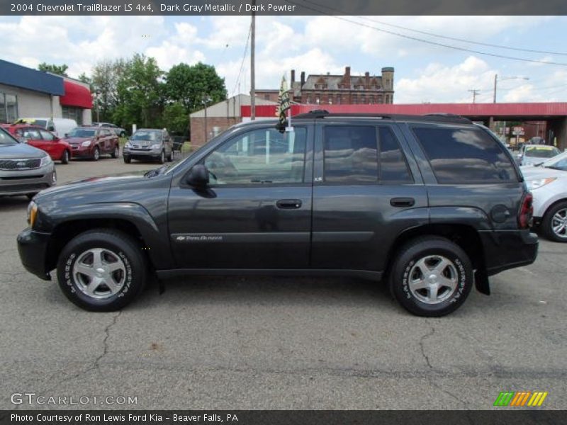 Dark Gray Metallic / Dark Pewter 2004 Chevrolet TrailBlazer LS 4x4