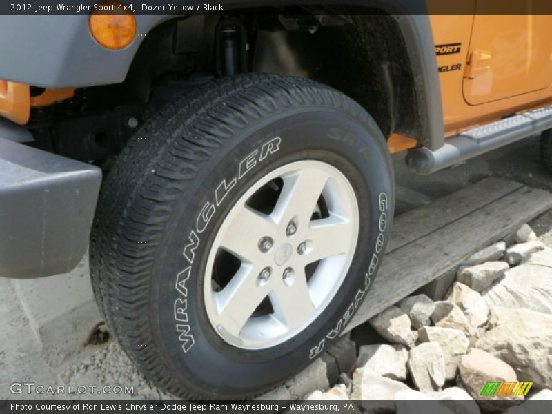 Dozer Yellow / Black 2012 Jeep Wrangler Sport 4x4