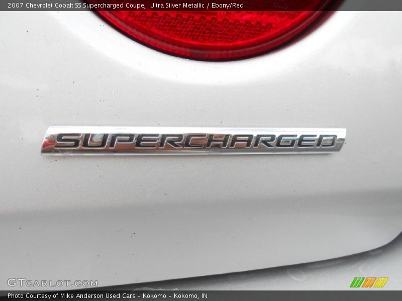 Ultra Silver Metallic / Ebony/Red 2007 Chevrolet Cobalt SS Supercharged Coupe