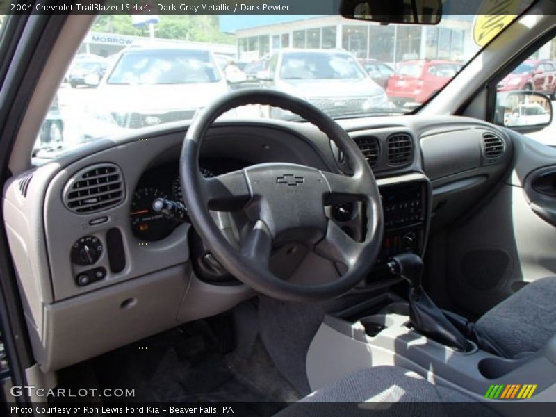 Dark Gray Metallic / Dark Pewter 2004 Chevrolet TrailBlazer LS 4x4