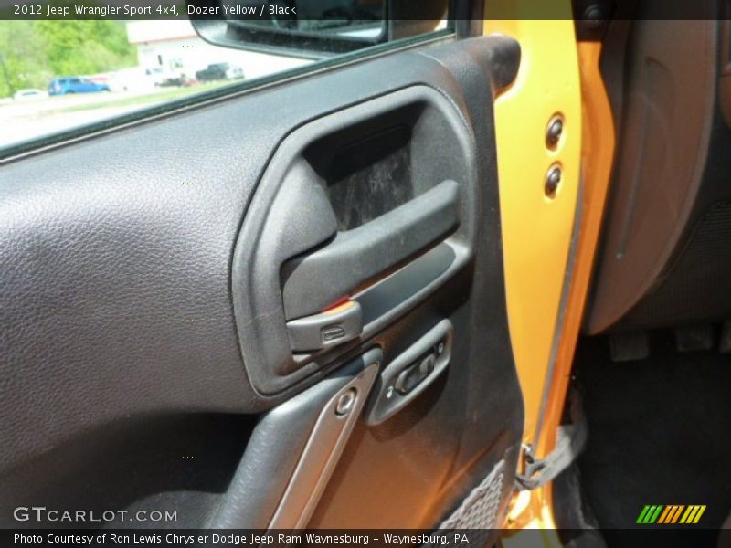 Dozer Yellow / Black 2012 Jeep Wrangler Sport 4x4