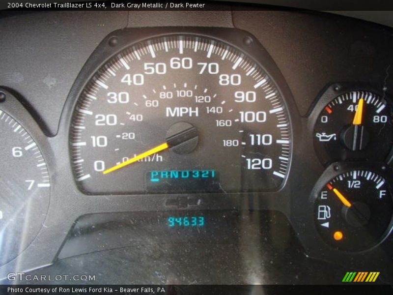 Dark Gray Metallic / Dark Pewter 2004 Chevrolet TrailBlazer LS 4x4